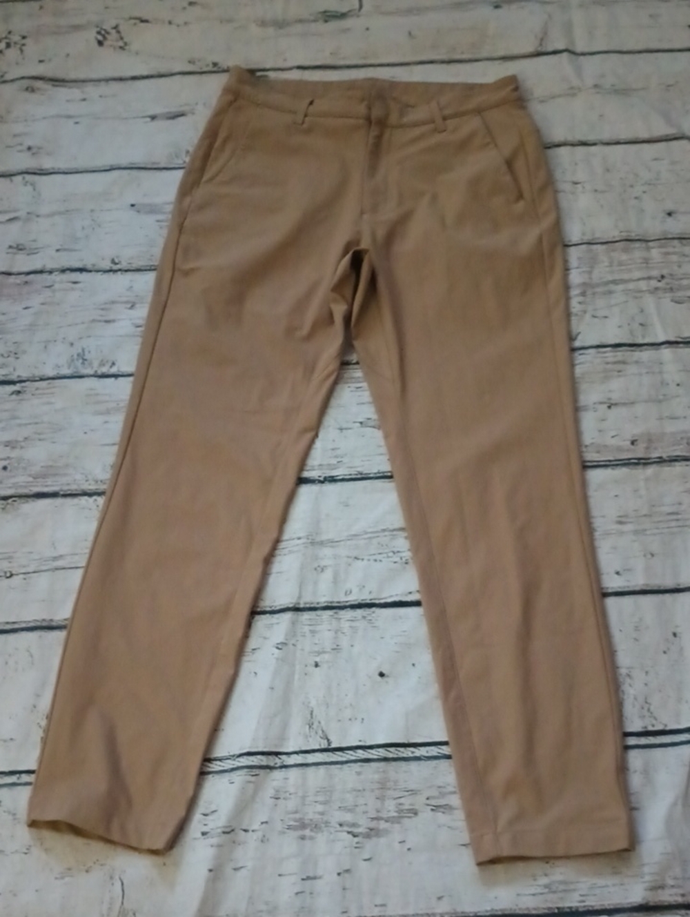 Fabletics Men's Tan Khaki The Only Way Technical Pants 30x 32